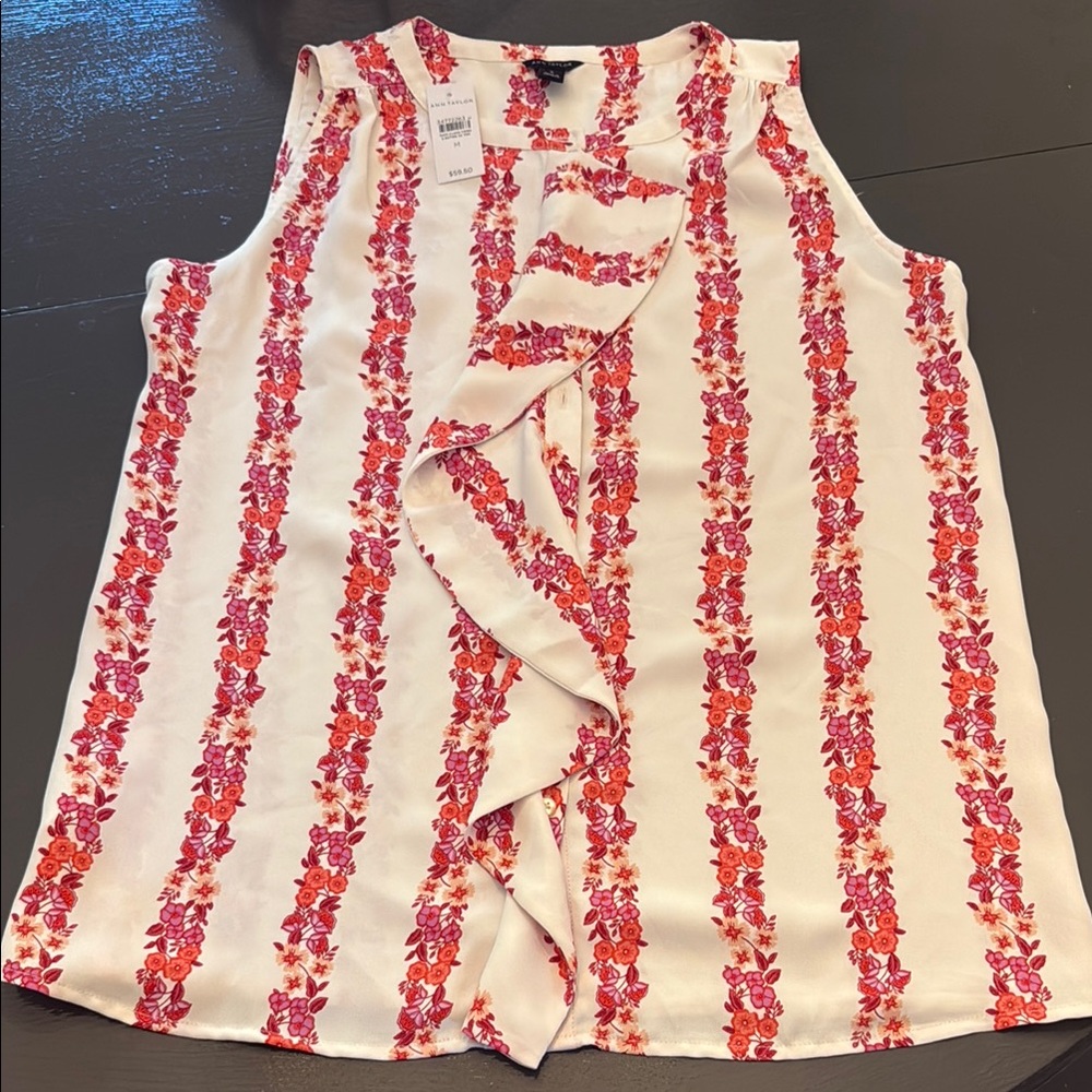 NWT Ann Taylor sleeveless blouse